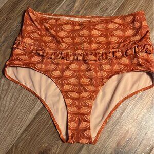 Kortni Jeane Swans Mid Ruffle Bottoms